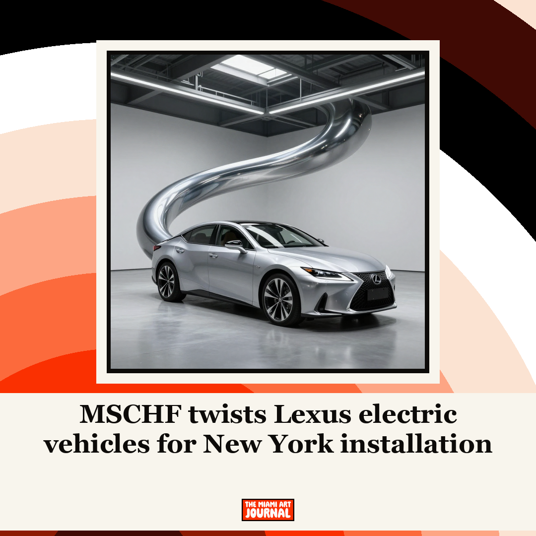 MSCHF twists Lexus electric vehicles for New York installation