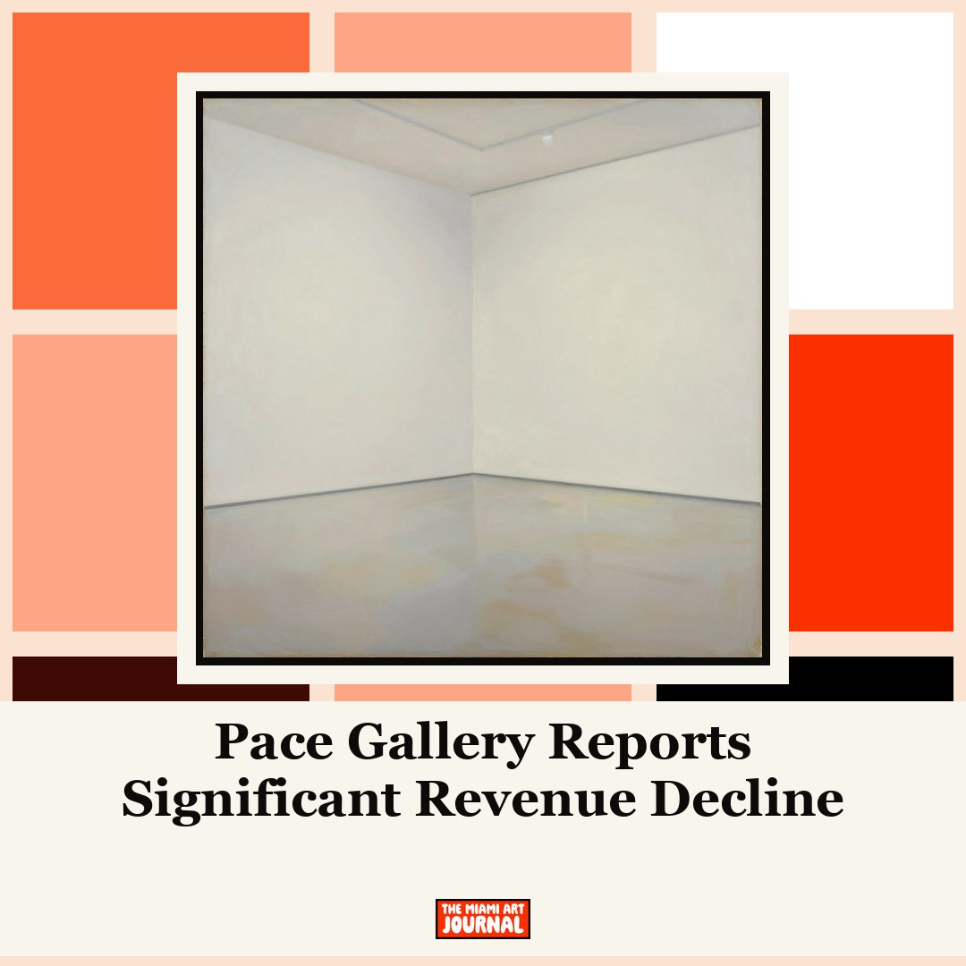 Pace Gallery Reports Significant Revenue Decline