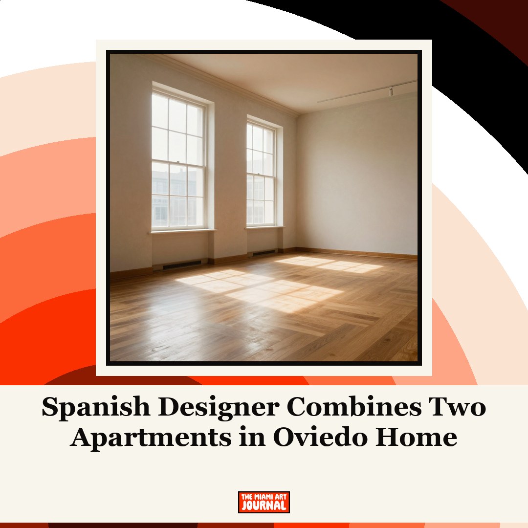 Spanish Designer Combines Two Apartments in Oviedo Home