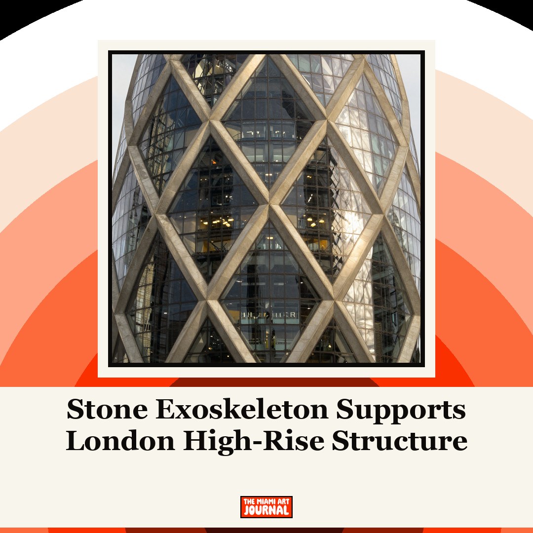 Stone Exoskeleton Supports London High-Rise Structure